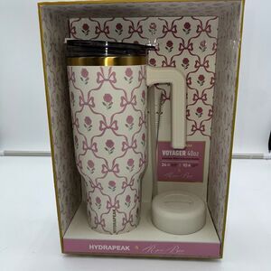 HydroPeak 40oz. Voyager Rose Bow Stainless Steel Insulated Bottle